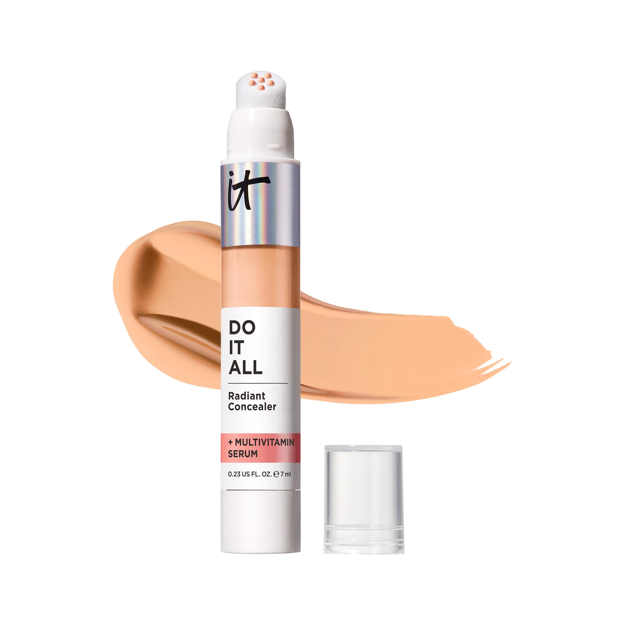 IT Cosmetics front packaging showing product name and radiant finish benefits