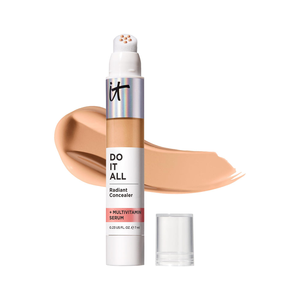 IT Cosmetics front packaging showing shade and radiant finish benefits