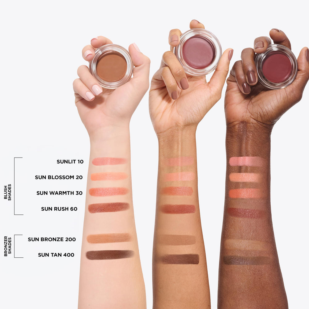 IT Cosmetics product beside complexion brush showing easy application benefit