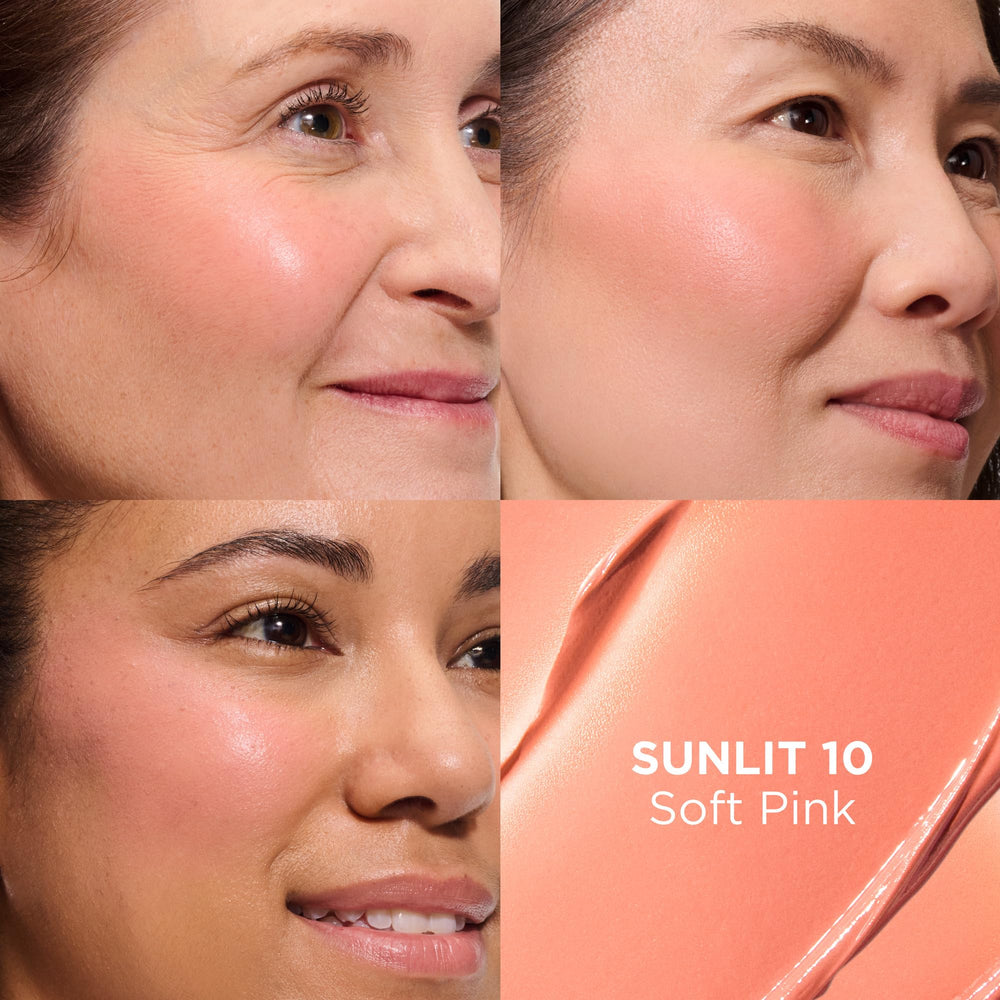 IT Cosmetics close-up of creamy Sunlit texture demonstrating smooth blendability