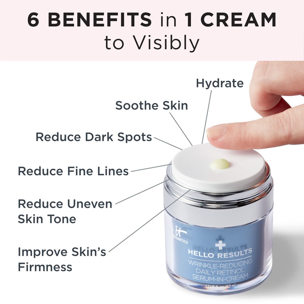 IT Cosmetics ingredients label view showing dual retinol and vitamins