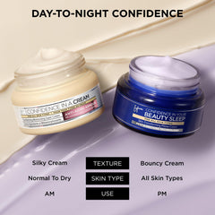 IT Cosmetics size scale comparison with common items to show compact travel-friendly benefit