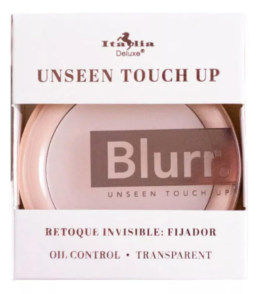 Italia Deluxe open top view of the balm showing applicator and clear texture for quick touch-ups