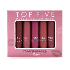 Italia Deluxe front packaging showing the five mousse matte tubes and brand clarity