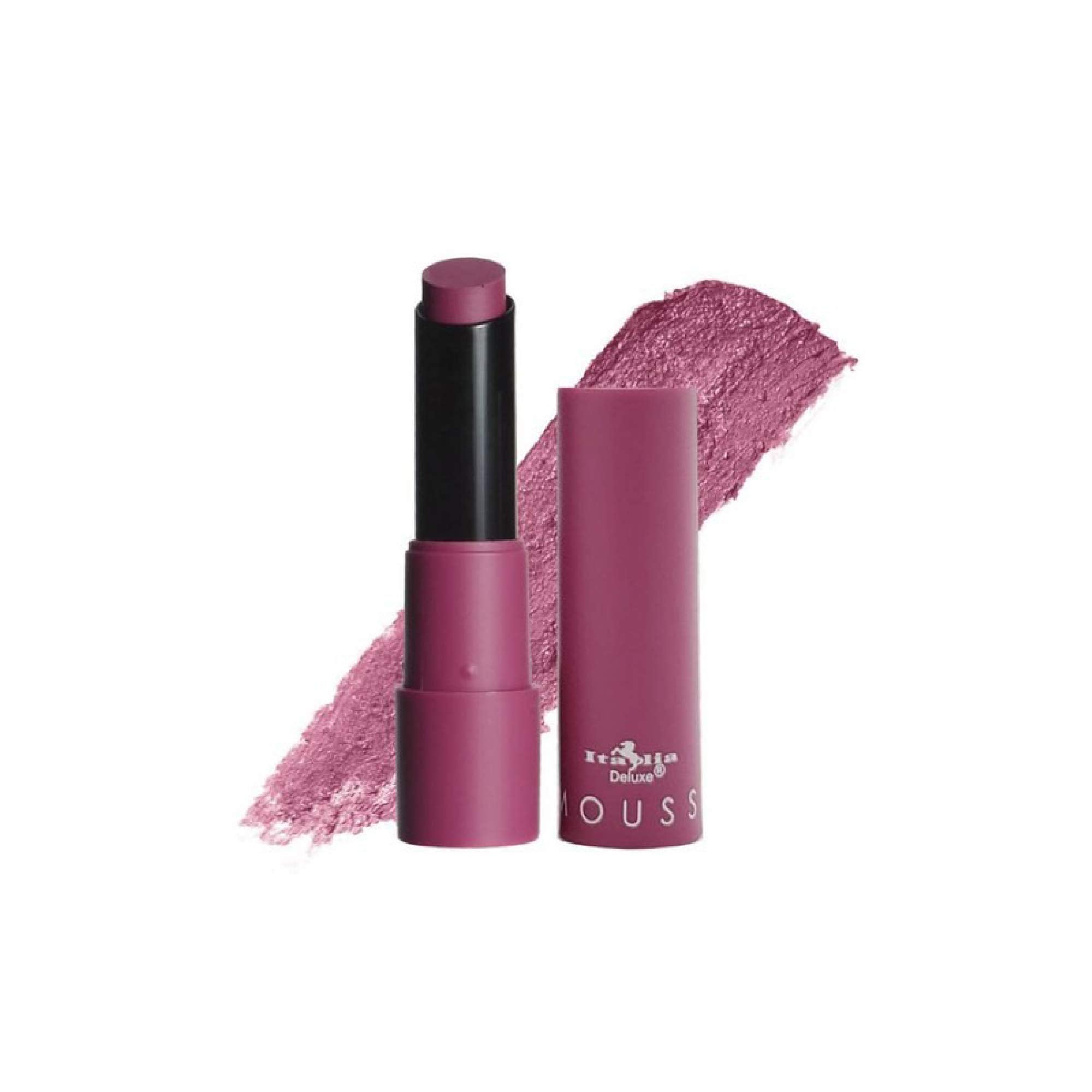 Italia Deluxe lip application in use demonstrating comfortable matte look benefit