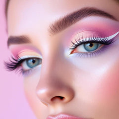 Italia Deluxe white eyeliner next to ruler showing 6.2 inch length for comfortable grip