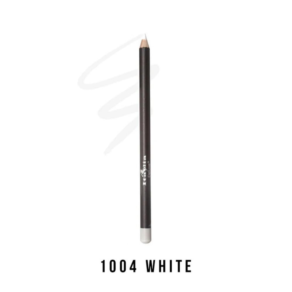 Italia Deluxe white eyeliner ultra-fine tip close-up for precise application benefit