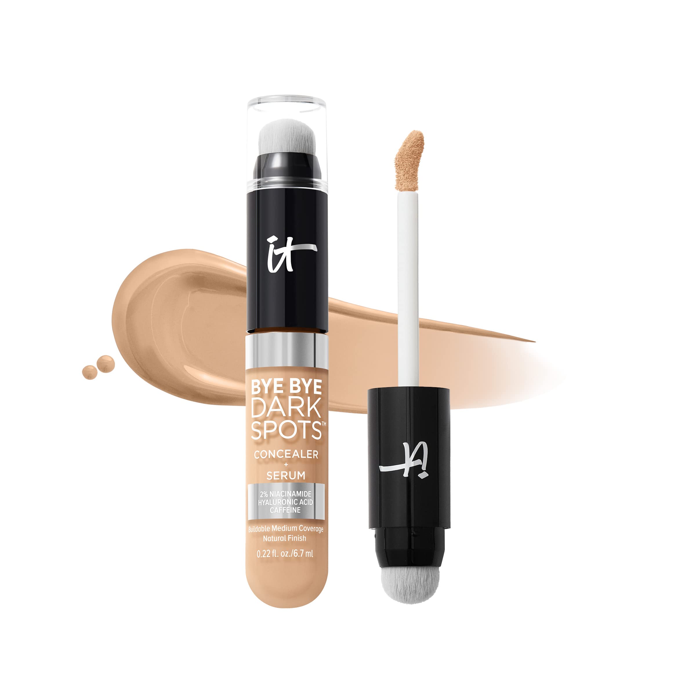 IT Cosmetics front packaging showing product and shade, highlighting convenience