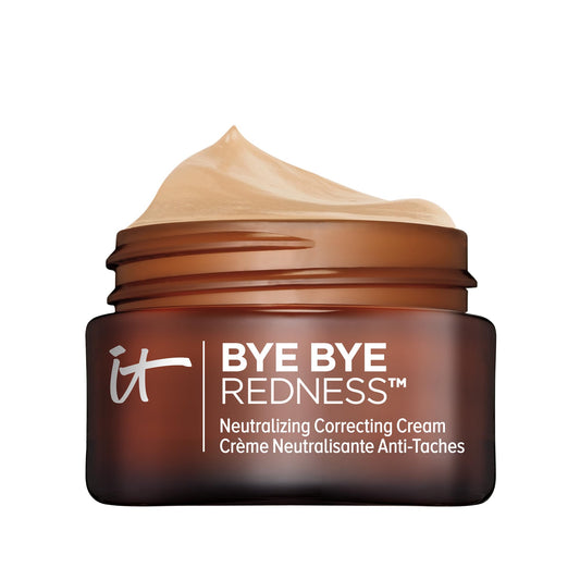 IT Cosmetics front packaging showing product name and neutral beige tint benefits