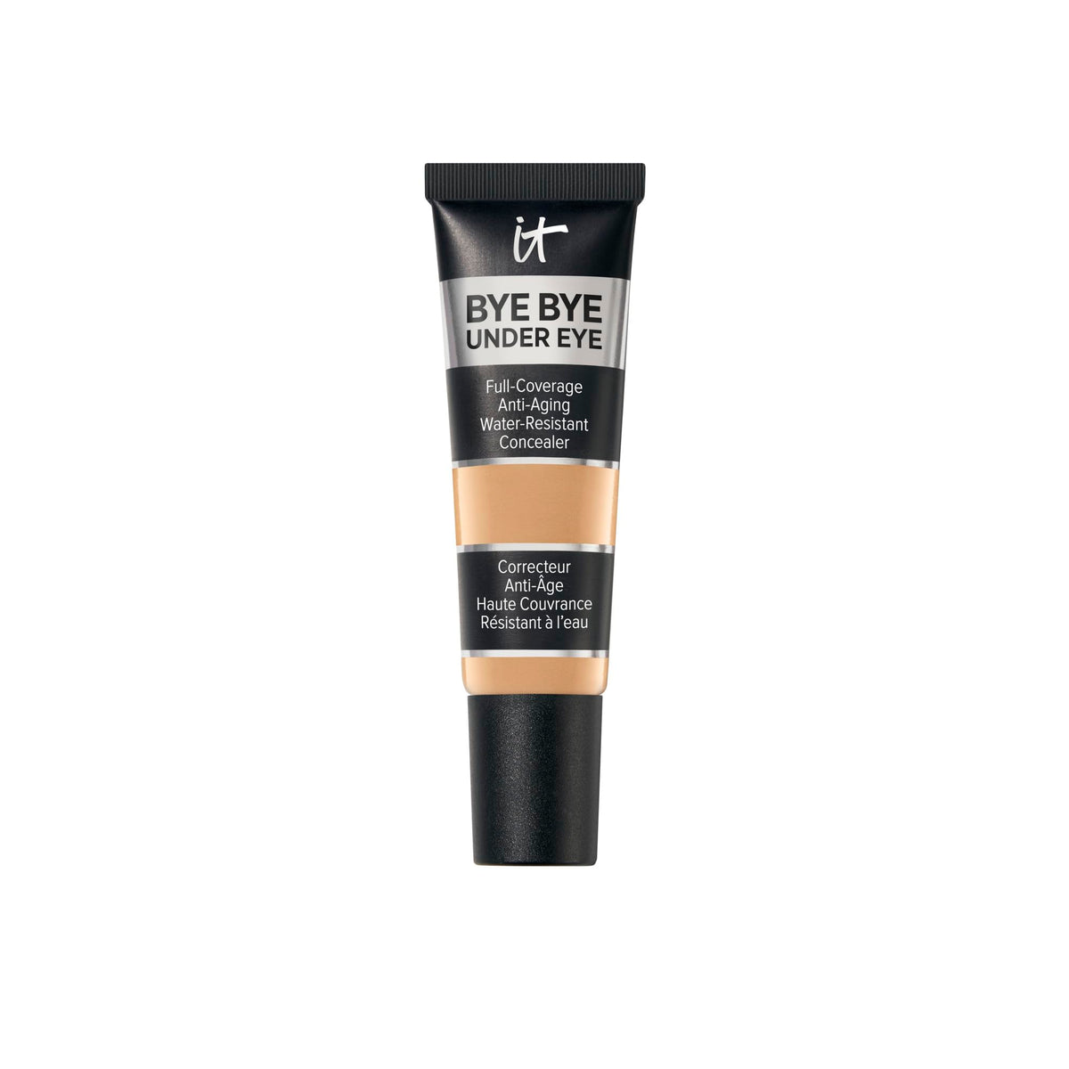 IT Cosmetics front packaging showing product and shade for clear identification and trust