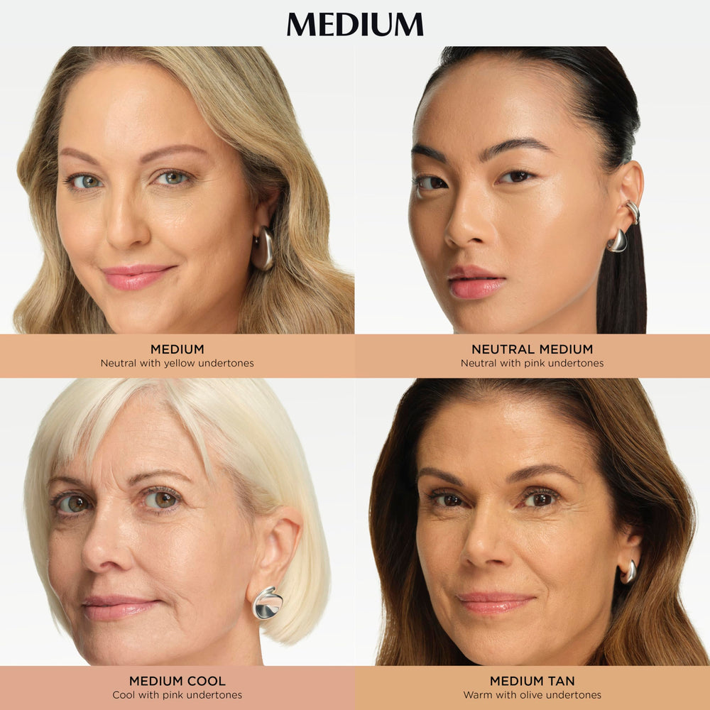 IT Cosmetics on model with medium skin demonstrating natural coverage