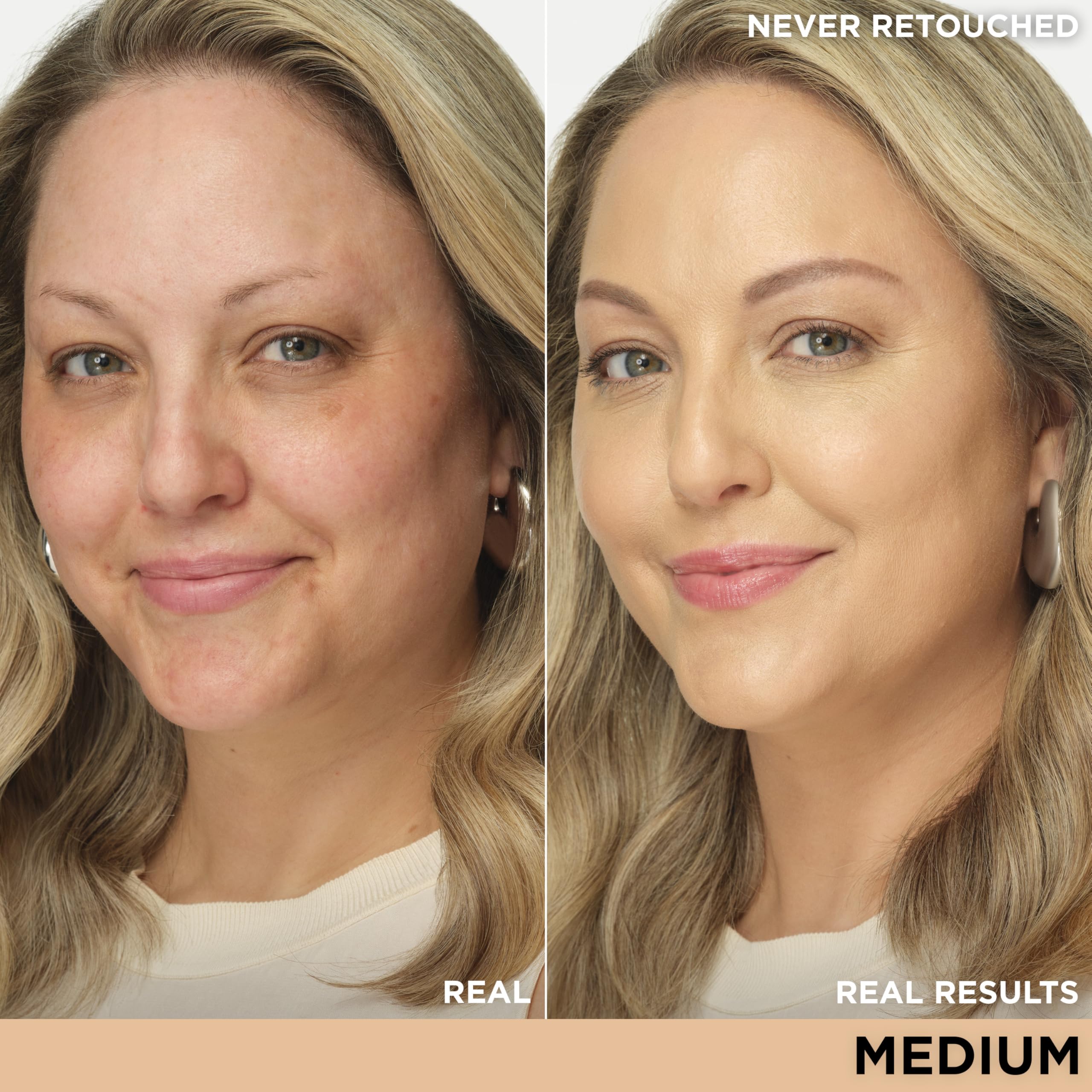 IT Cosmetics texture close-up showing creamy consistency and hydrating glow