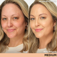IT Cosmetics texture close-up showing creamy consistency and hydrating glow