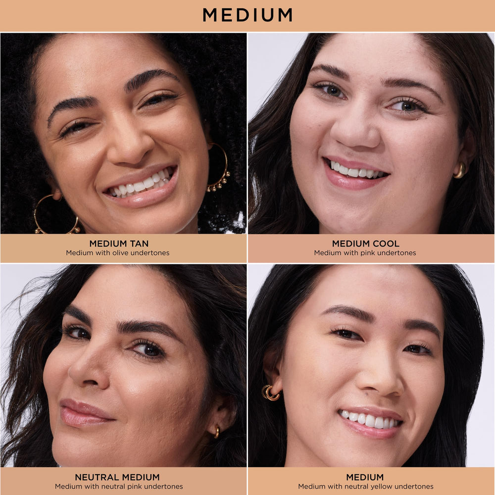 IT Cosmetics before and after pore blurring demonstrating smoother skin