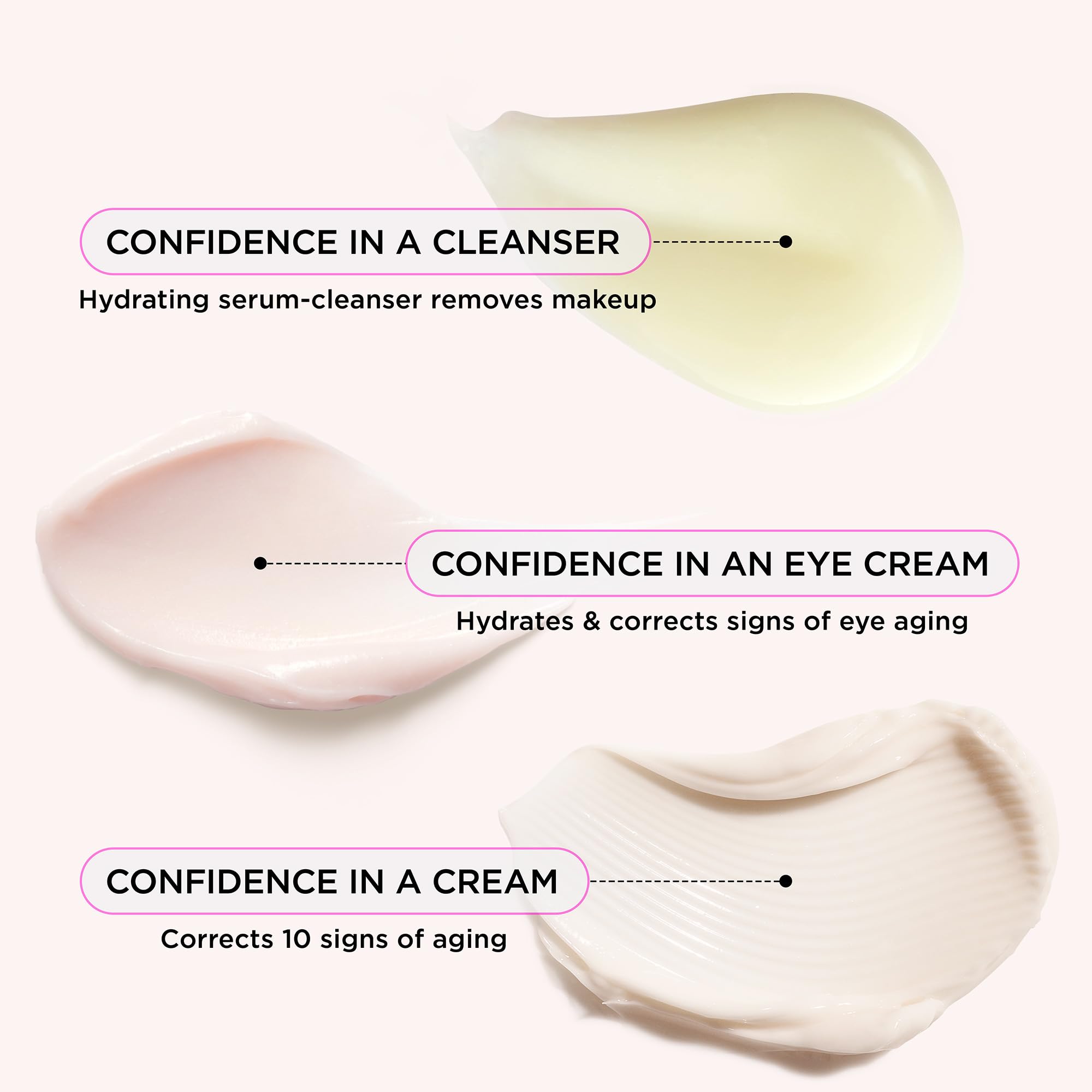 IT Cosmetics products in use during a nighttime routine applying moisturizer for hydrated, smoother skin