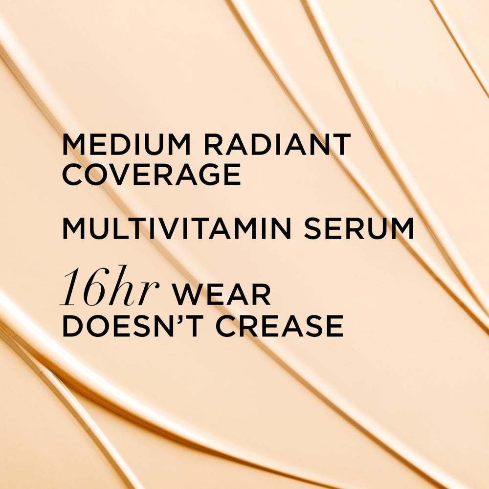 IT Cosmetics texture swiped on skin showing silky, hydrating medium coverage benefit
