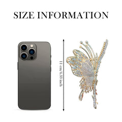 ITingstere clip next to hand showing scale and large coverage for long hair