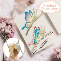 ITingstere butterfly clip worn in half-up style demonstrating secure hold and hairstyle lift