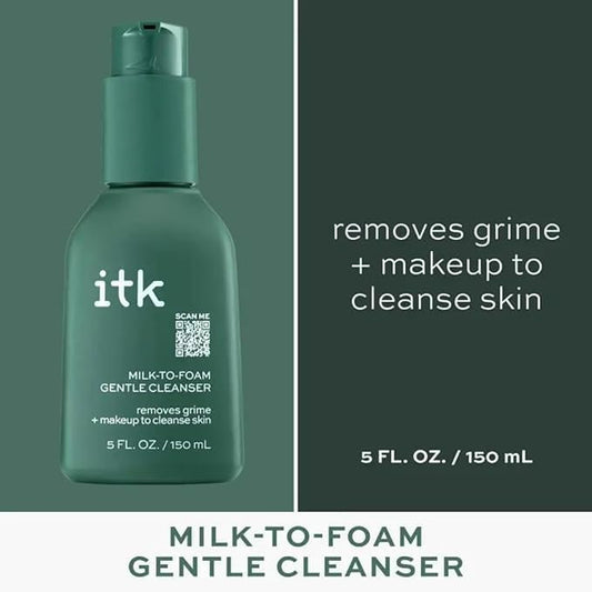 ITK cleanser pump close-up highlighting easy dispensing