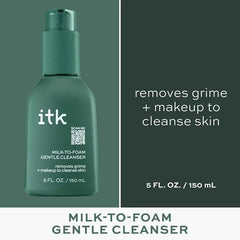 ITK cleanser pump close-up highlighting easy dispensing