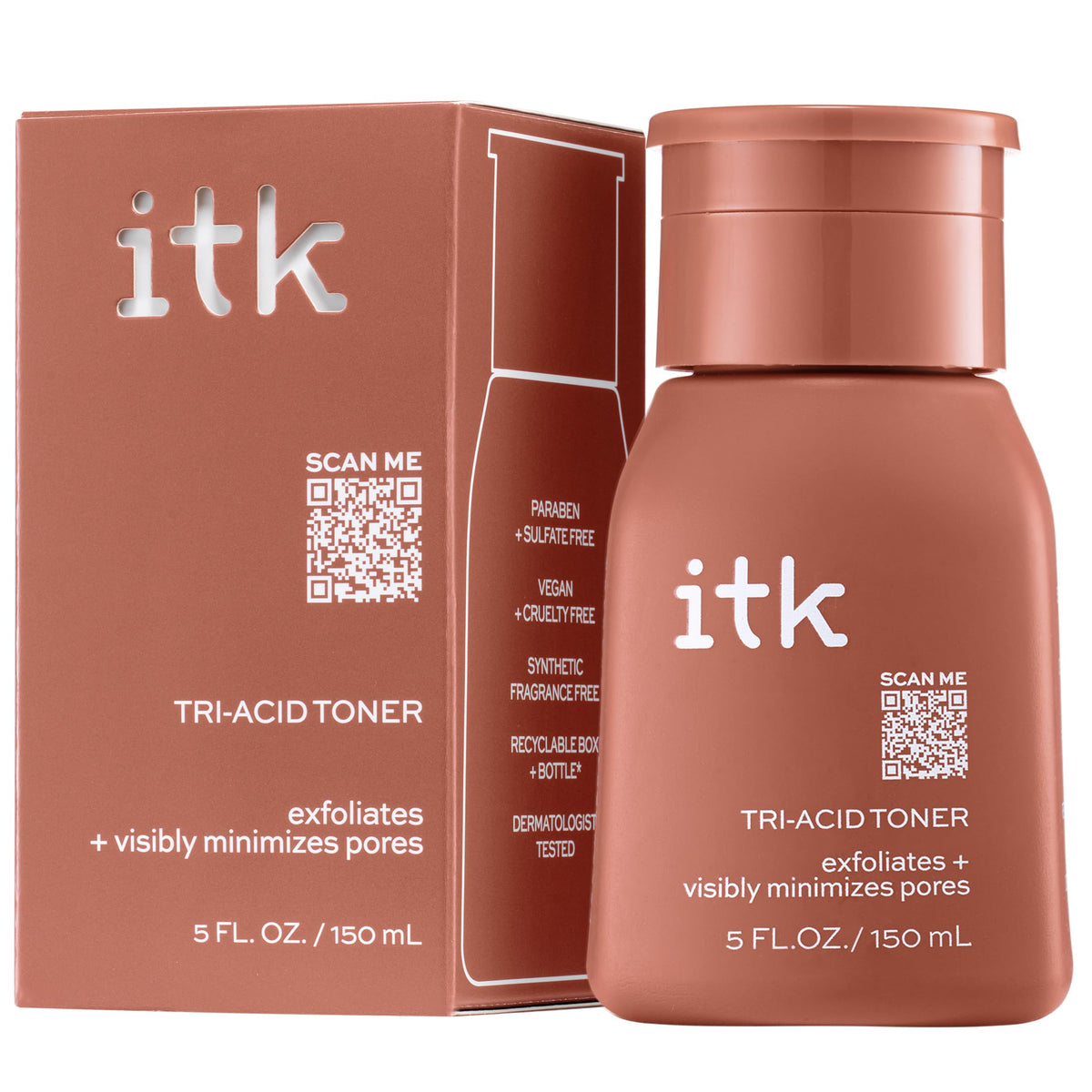 ITK front bottle shot showing clear label and benefits