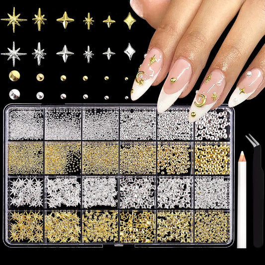 ITPOYOL front packaging kit showing included stars and pearls for easy styling