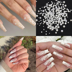 ITPOYOL half-round pearls detail showing lustrous finish for elegant looks