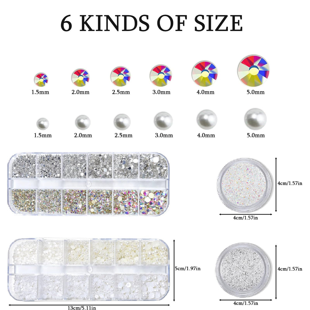 ITPOYOL size comparison with ruler showing range of gem dimensions