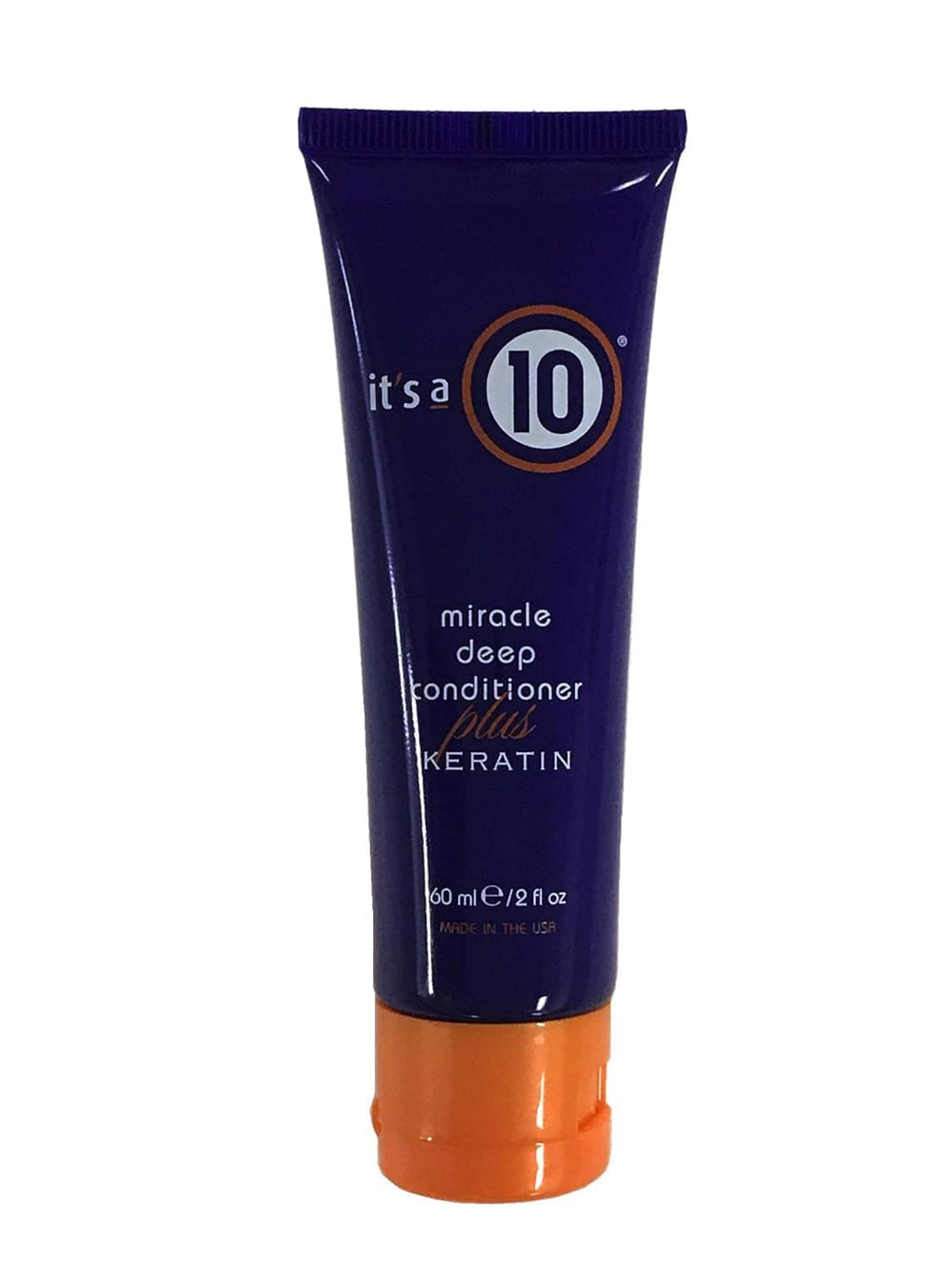 It's a 10 front bottle view showing label and travel-size convenience