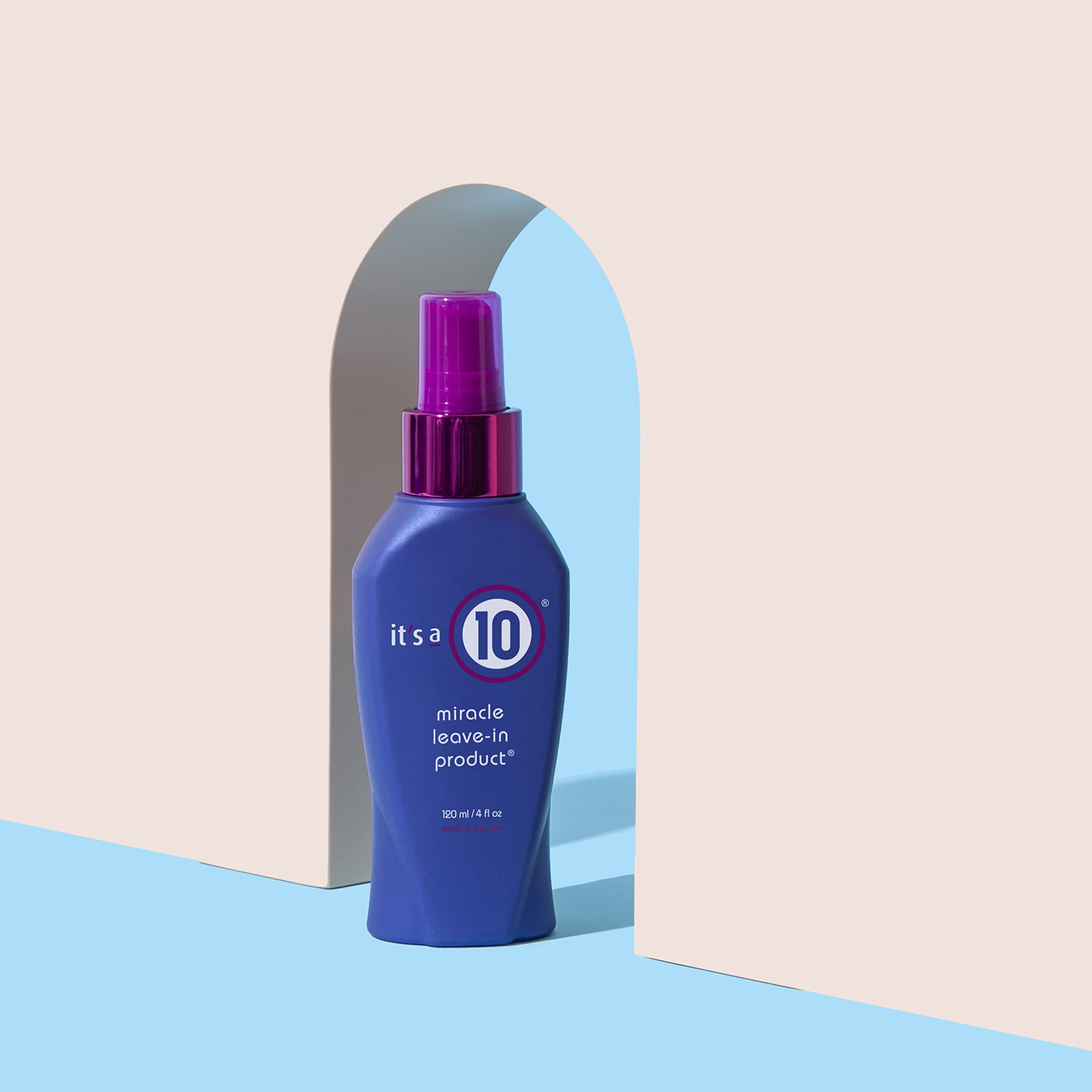It's A 10 product texture close-up demonstrating smooth lightweight formula for shine