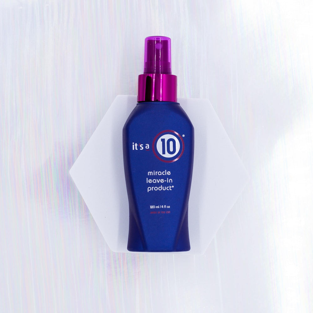 It's A 10 Miracle Leave-In spray nozzle close-up highlighting easy, even application and control