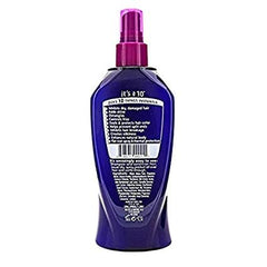 It's a 10 pump and label detail highlighting ingredients and easy dispensing