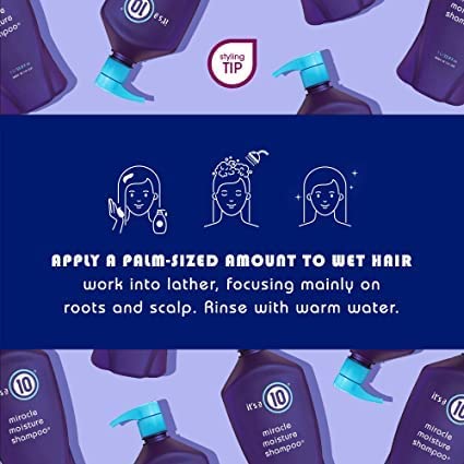 It's a 10 Haircare shampoo foam texture close-up displaying gentle cleansing benefit