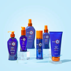 It's a 10 styling use in salon showing professional application and heat protection