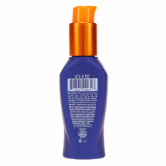 It's A 10 oil drop on hand texture demonstrating smooth shine and protection