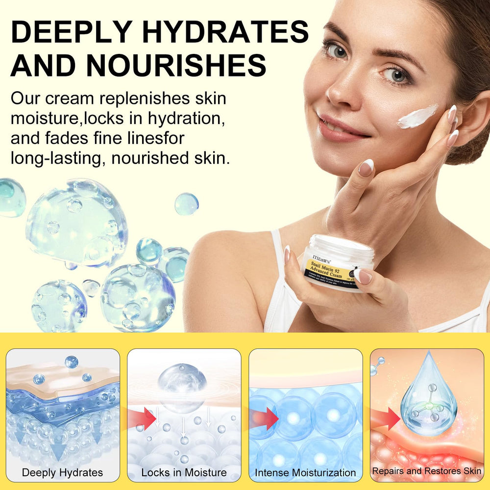 ITSDAWN open jar showing creamy texture for fast absorption benefit