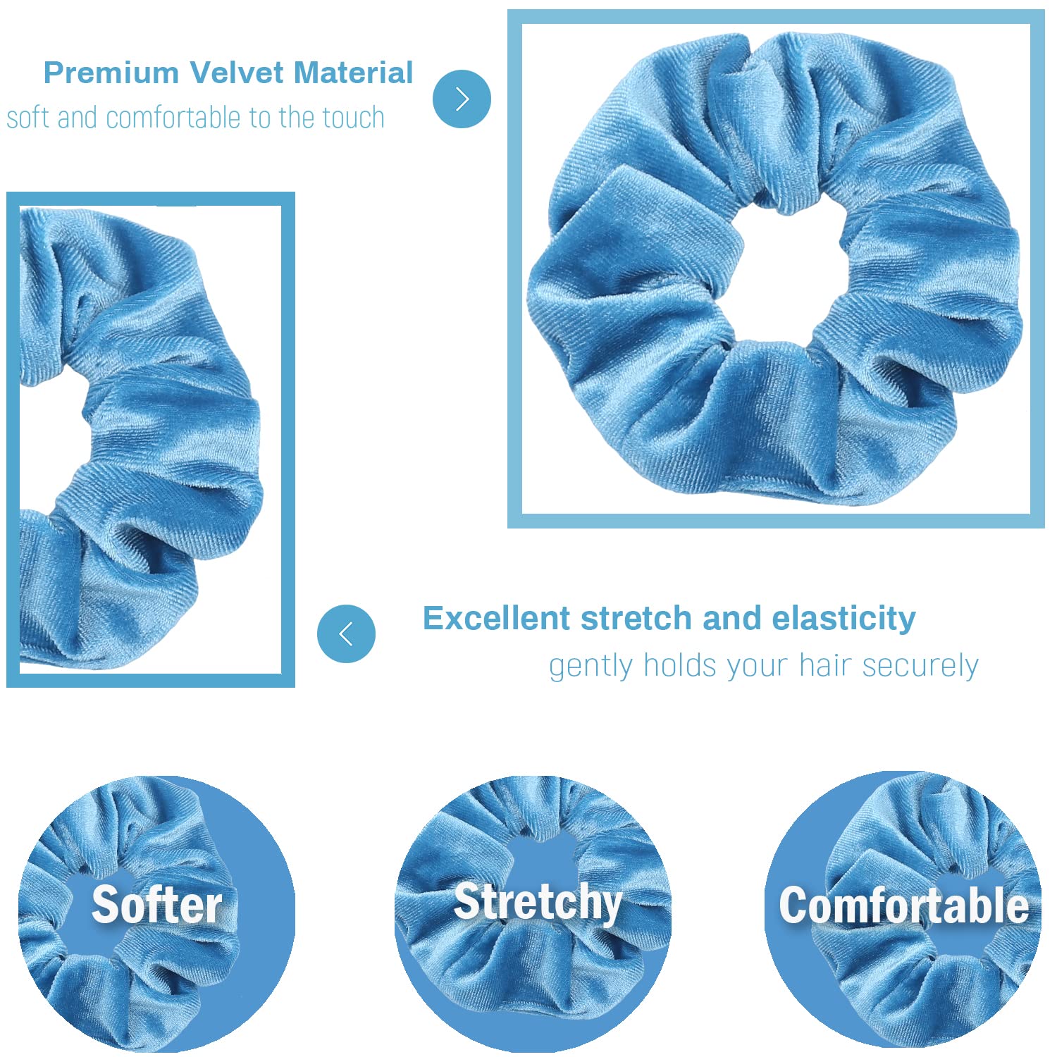 IVARYSS close-up of velvet texture highlighting softness and gentle hair protection
