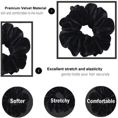 IVARYSS scrunchie used for a full bun showing firm hold without creasing