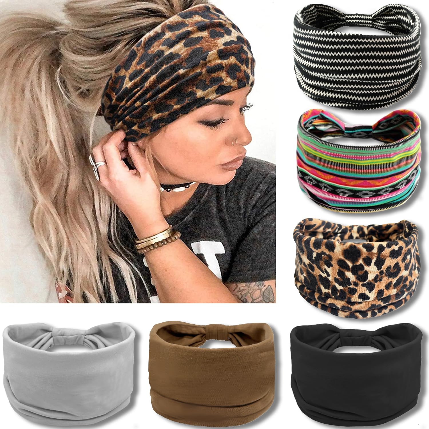 IVARYSS front packaging showing six colorful headbands and value set