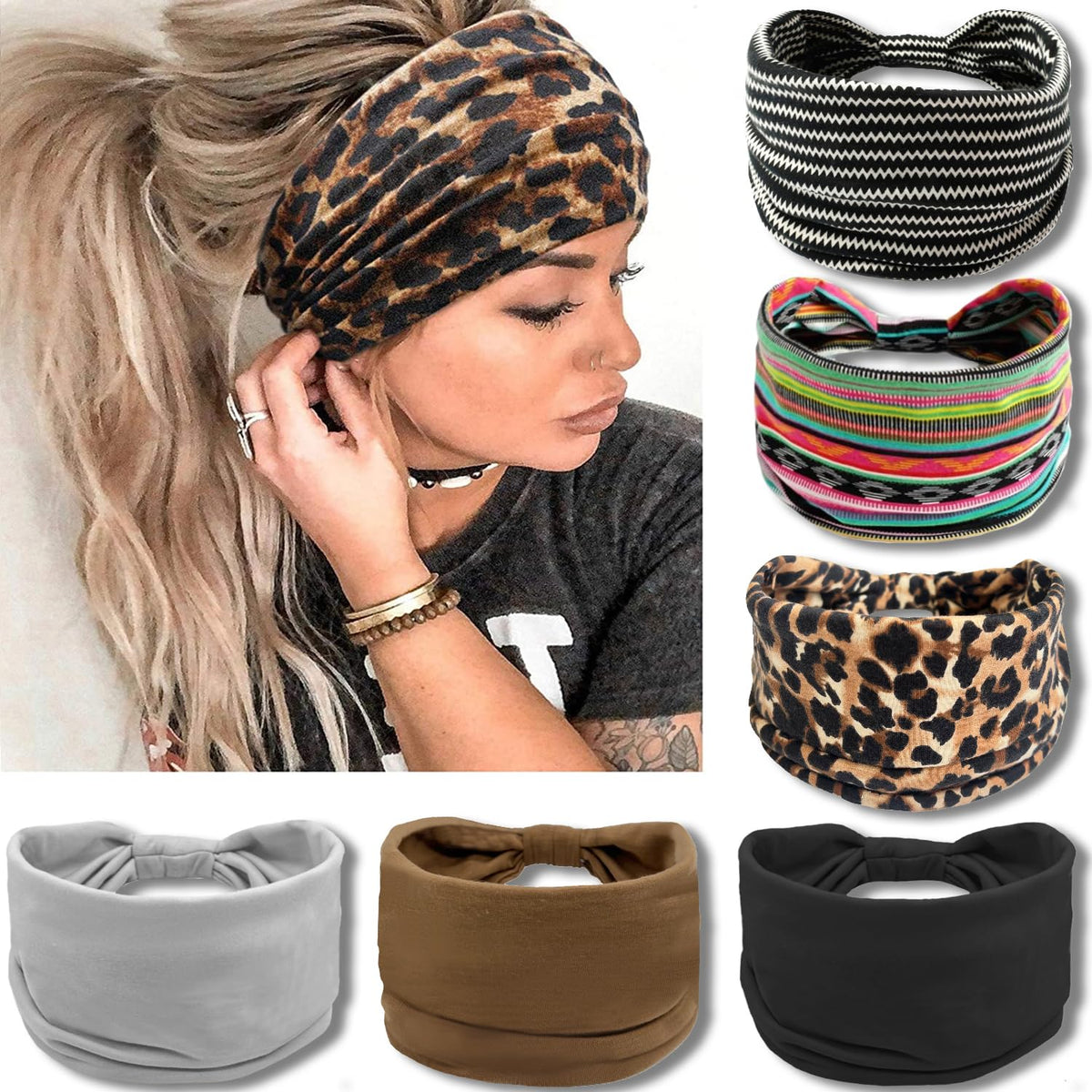 IVARYSS front packaging showing six colorful headbands and value set