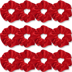 IVARYSS front view of 12-pack scrunchies showing colors and packaging benefit: convenient set