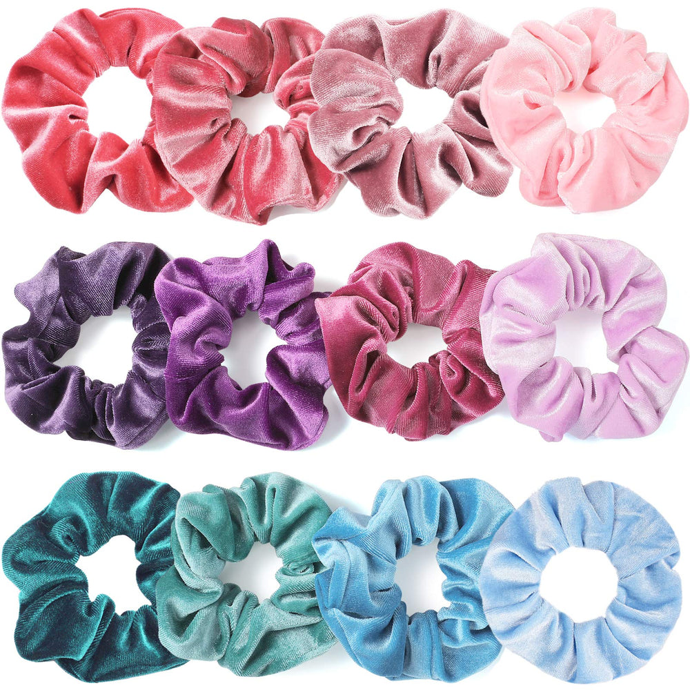 IVARYSS front packaging showing 12 scrunchies and neat arrangement for gifting
