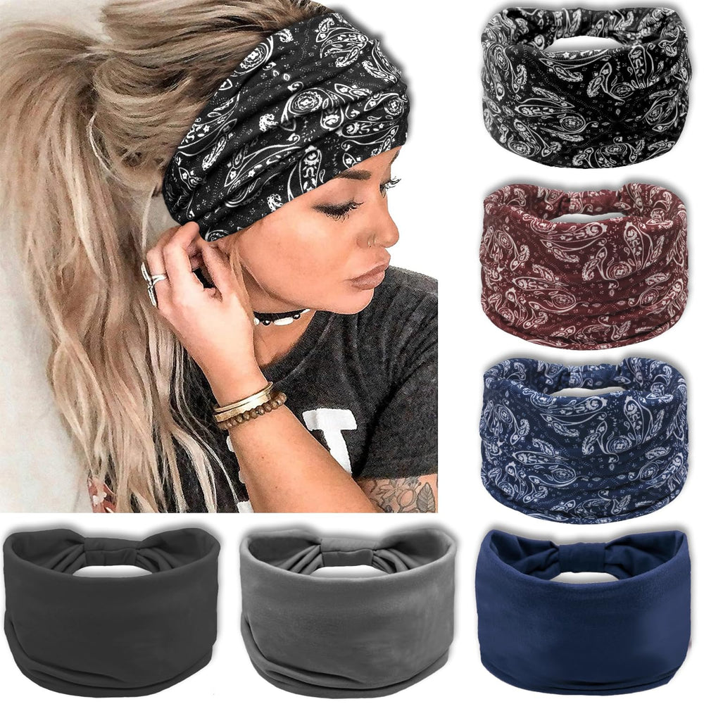 IVARYSS front packaging showing six colorful wide headbands and style variety