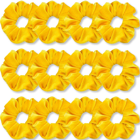 IVARYSS front view of yellow scrunchies pack showing quantity and color benefit