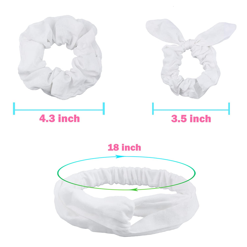 IVARYSS headband flat lay showing width for visible tie-dye patterns