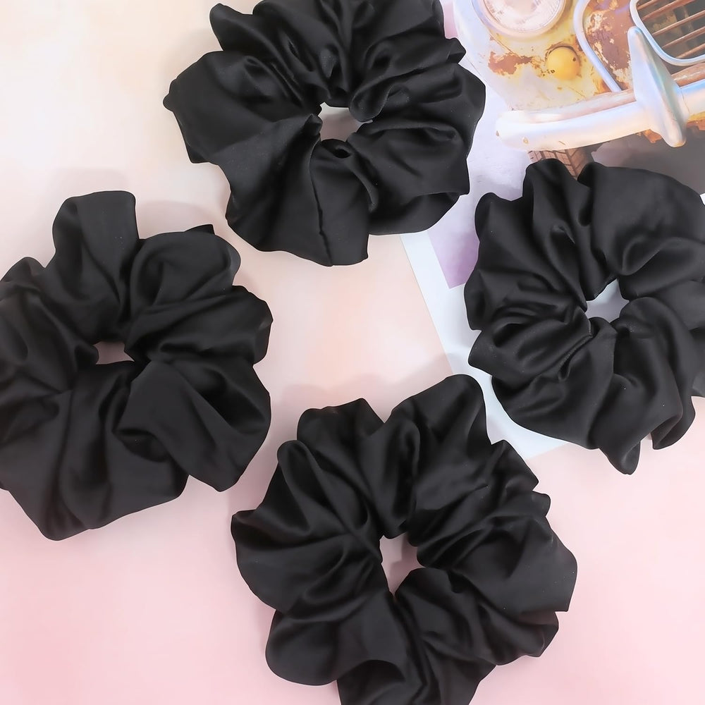 IVARYSS scrunchie holding a high ponytail showing firm hold benefit