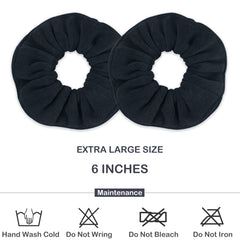 IVARYSS scrunchie securing wet ponytail after shower for quick dry