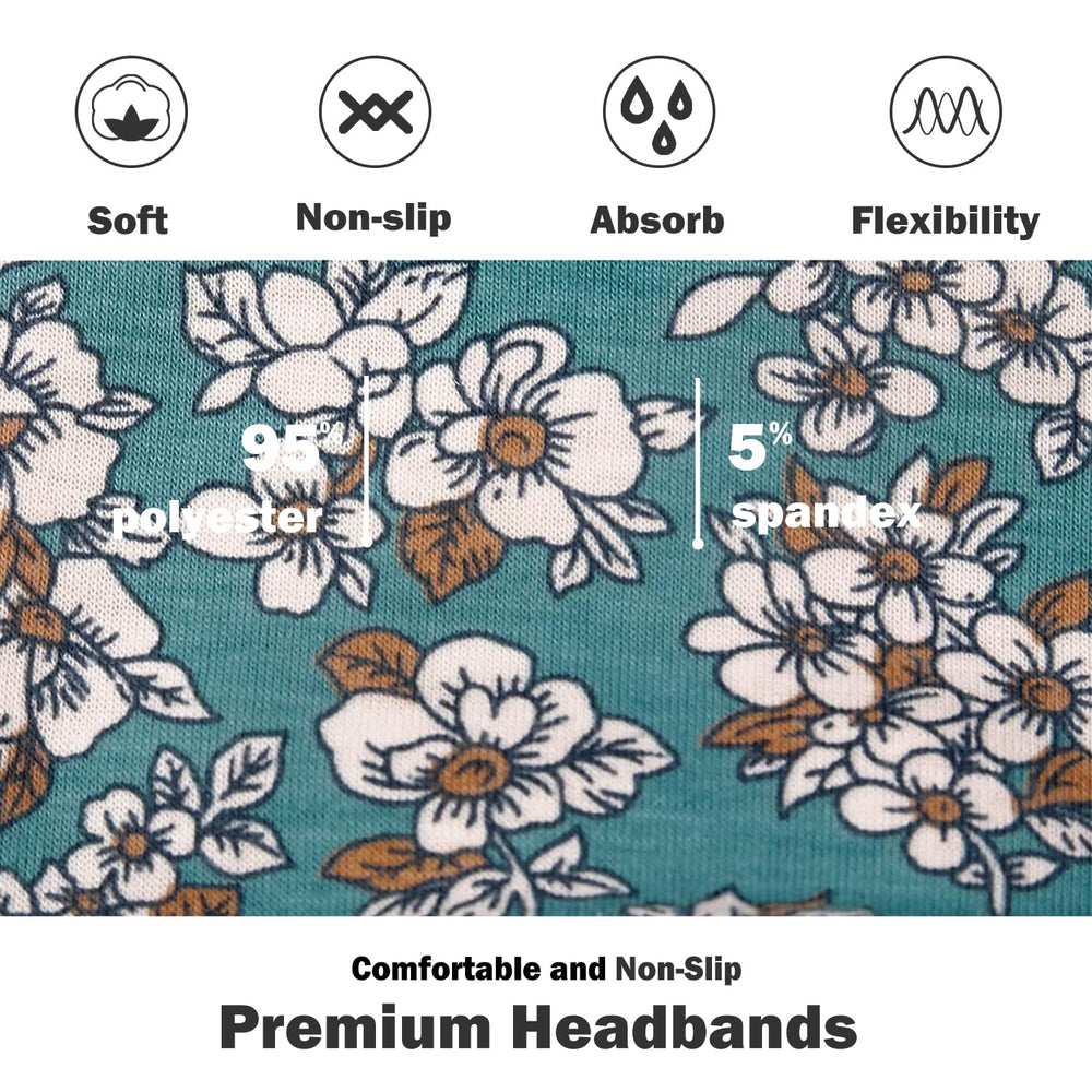 IVARYSS headband worn during yoga demonstrating secure non-slip hold