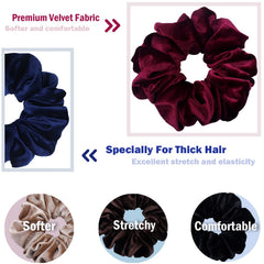 IVARYSS scrunchie worn in a high ponytail demonstrating secure support benefit