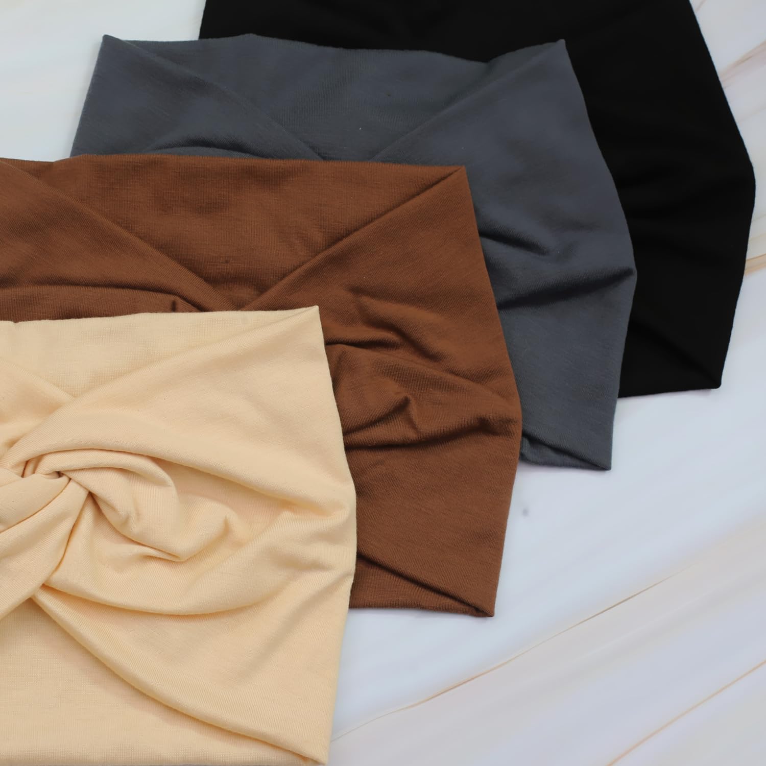 IVARYSS headband styled with neutral outfit showing versatile fashion benefit